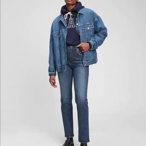 GAP Sky High Straight Leg Jean 34/18R